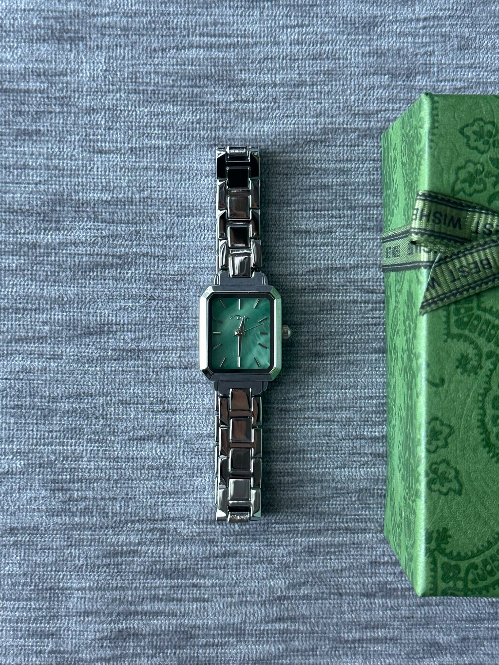 Celeste Mini Square Watch - Green