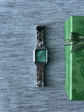 Celeste Mini Square Watch - Green