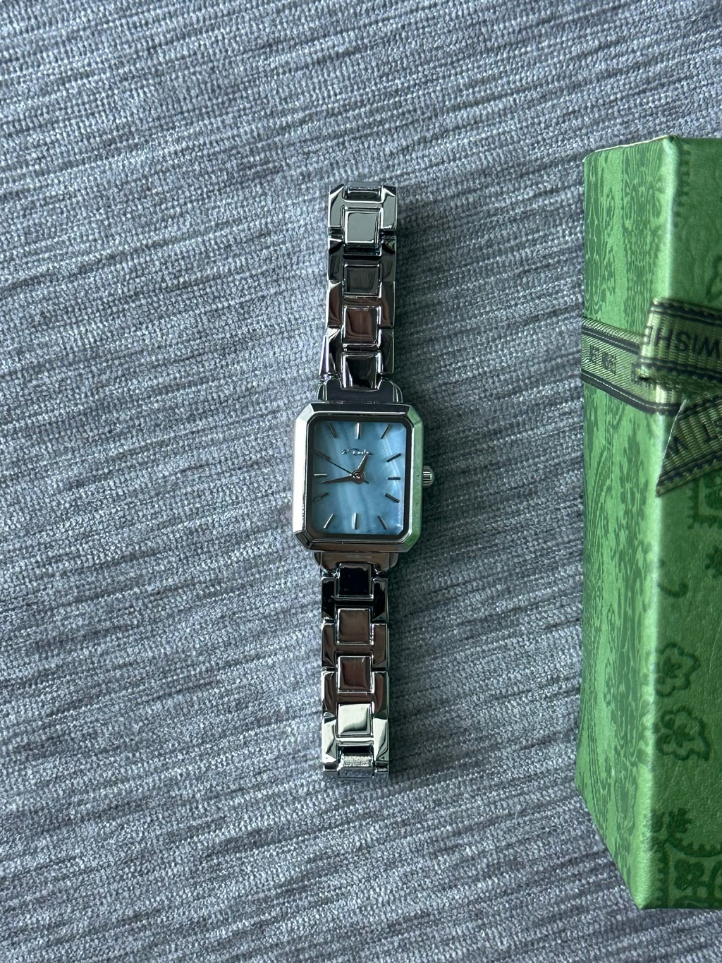 Celeste Mini Square Watch - Blue