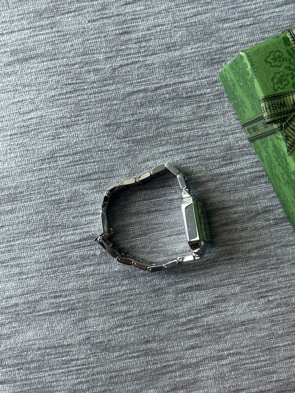 Celeste Mini Square Watch - White