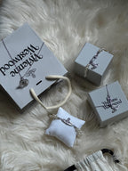 Vivienne Westwood Women's Mini Bas Relief Pearl Bracelet