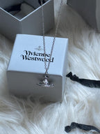 Vivienne Westwood Silver 3D Crown Necklace