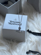 Vivienne Westwood Silver 3D Crown Necklace