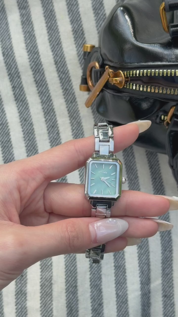 Celeste Mini Square Watch - Green