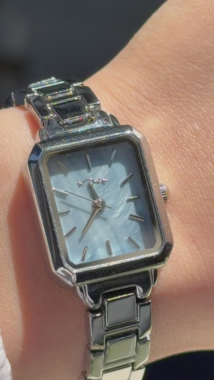 Celeste Mini Square Watch - Blue