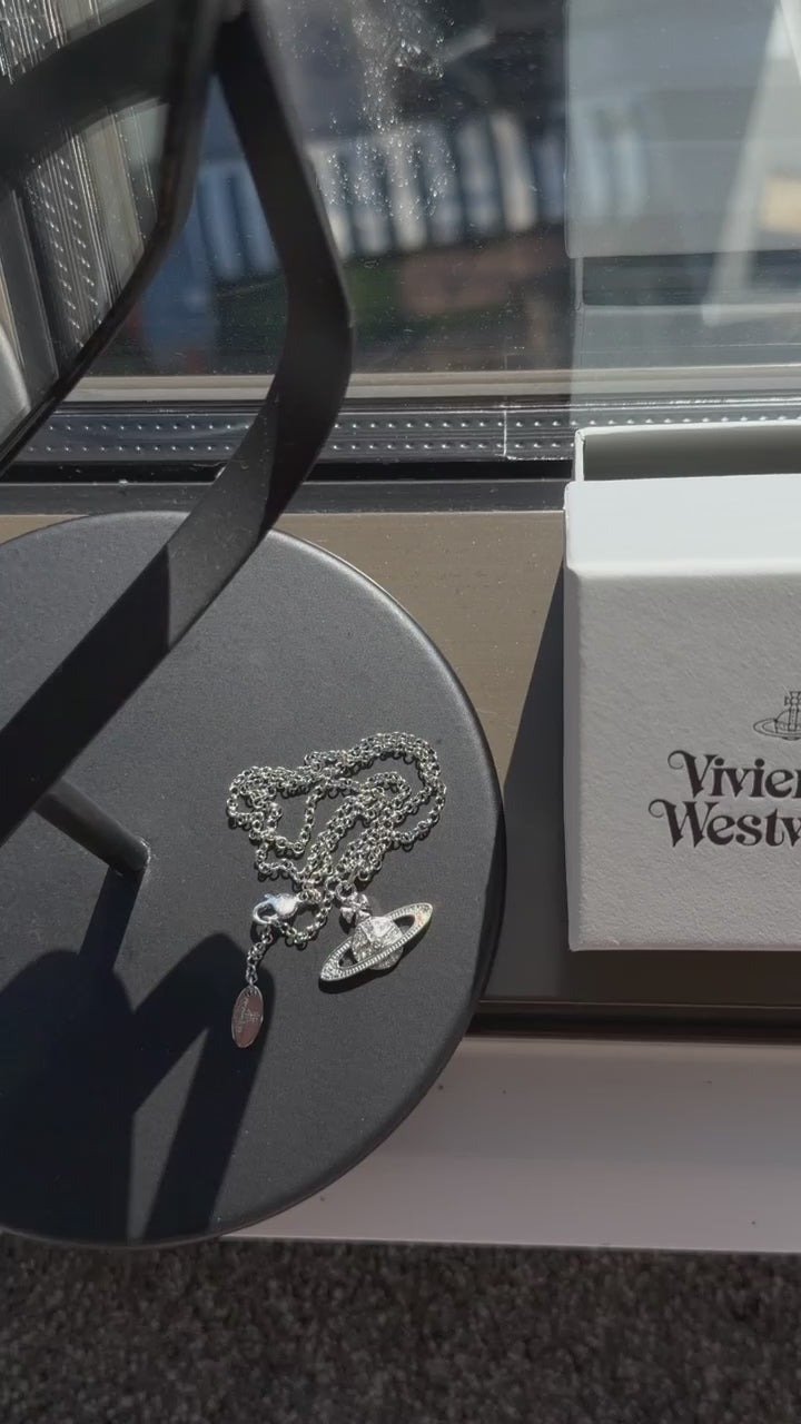 VW Mini Bas Relief Pendant Necklace - Silver