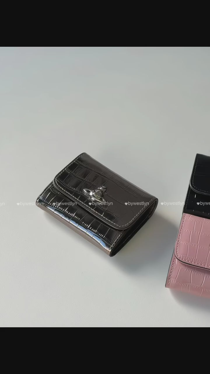 VW Accordion Snap Card Holder - Black